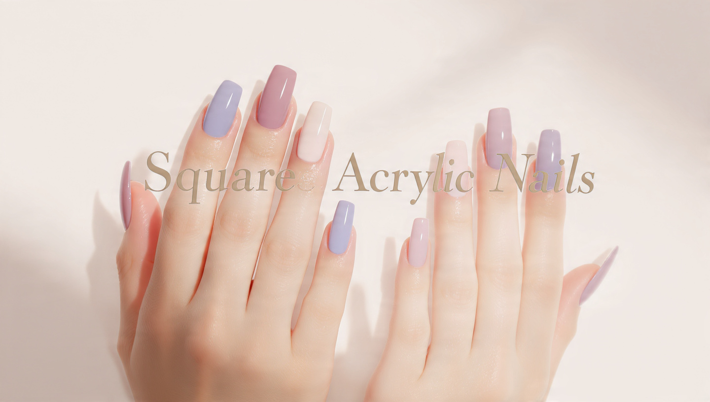 Square Acrylic Nails: 18 Trendy Designs, Tips & Style Ideas