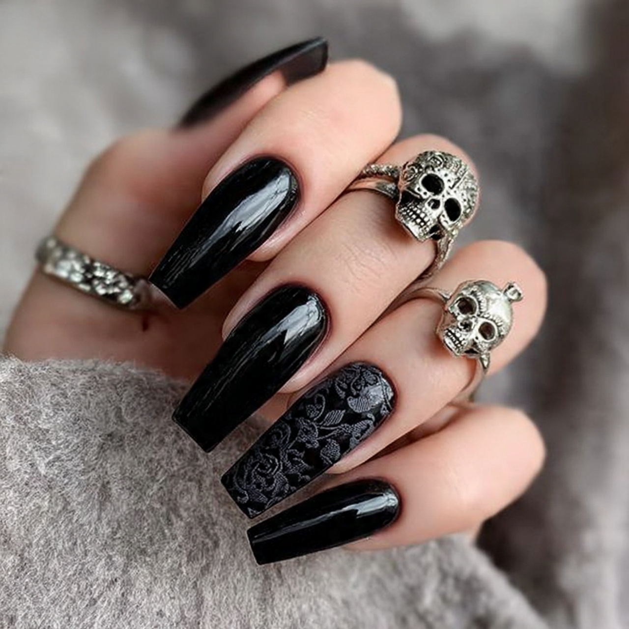 Black Coffin Nails: 18 Stunning Designs You Need to Try in 2026 18 Trendy Black Coffin Nails 2026
