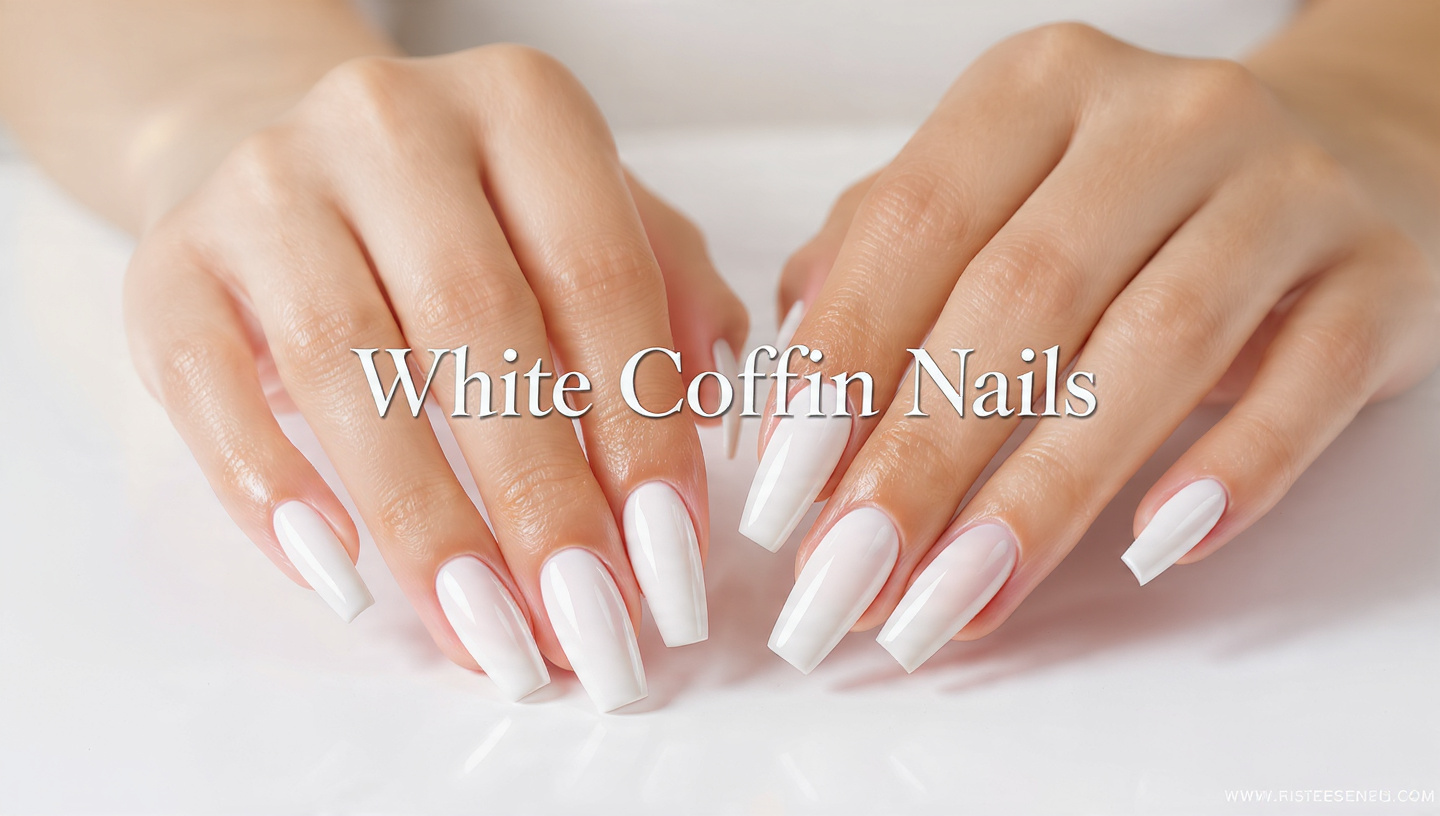 White Coffin Nails: 17 Stunning Designs & Trendy Ideas for 2026