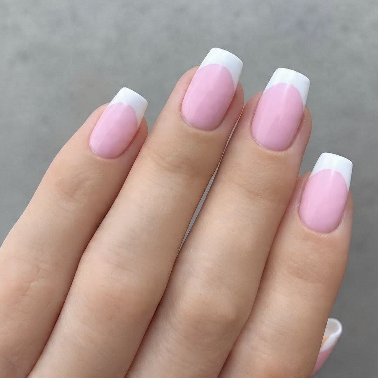 Baby Pink French Nails
