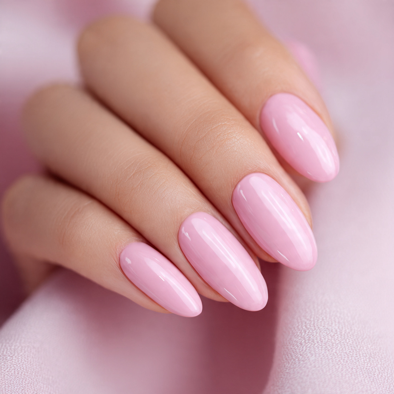 Baby Pink Oval Nails Trends