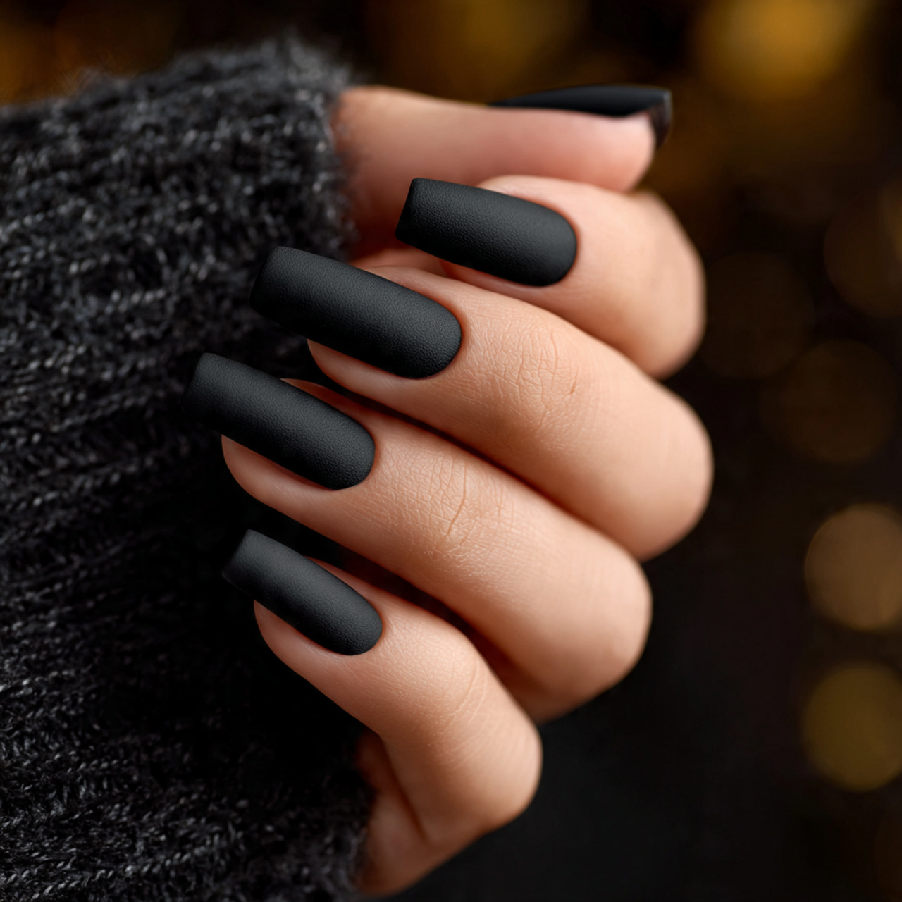 Square Acrylic Nails: 18 Trendy Designs, Tips & Style Ideas 7 Black Square Acrylic Nails