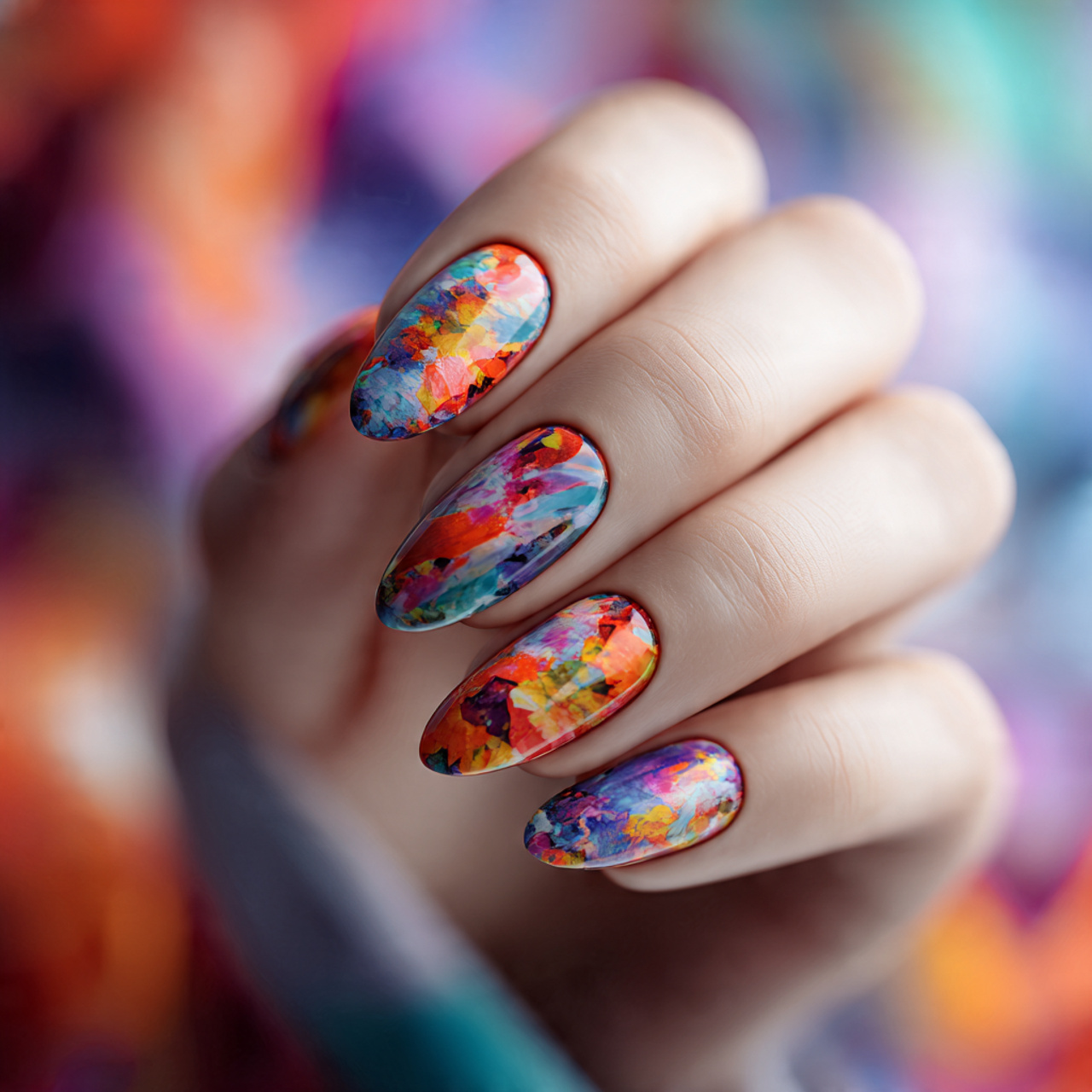 Square Oval Nails: 17 Perfect Shape for Chic, Strong Nails 17 Bold Artist Square Oval Nails