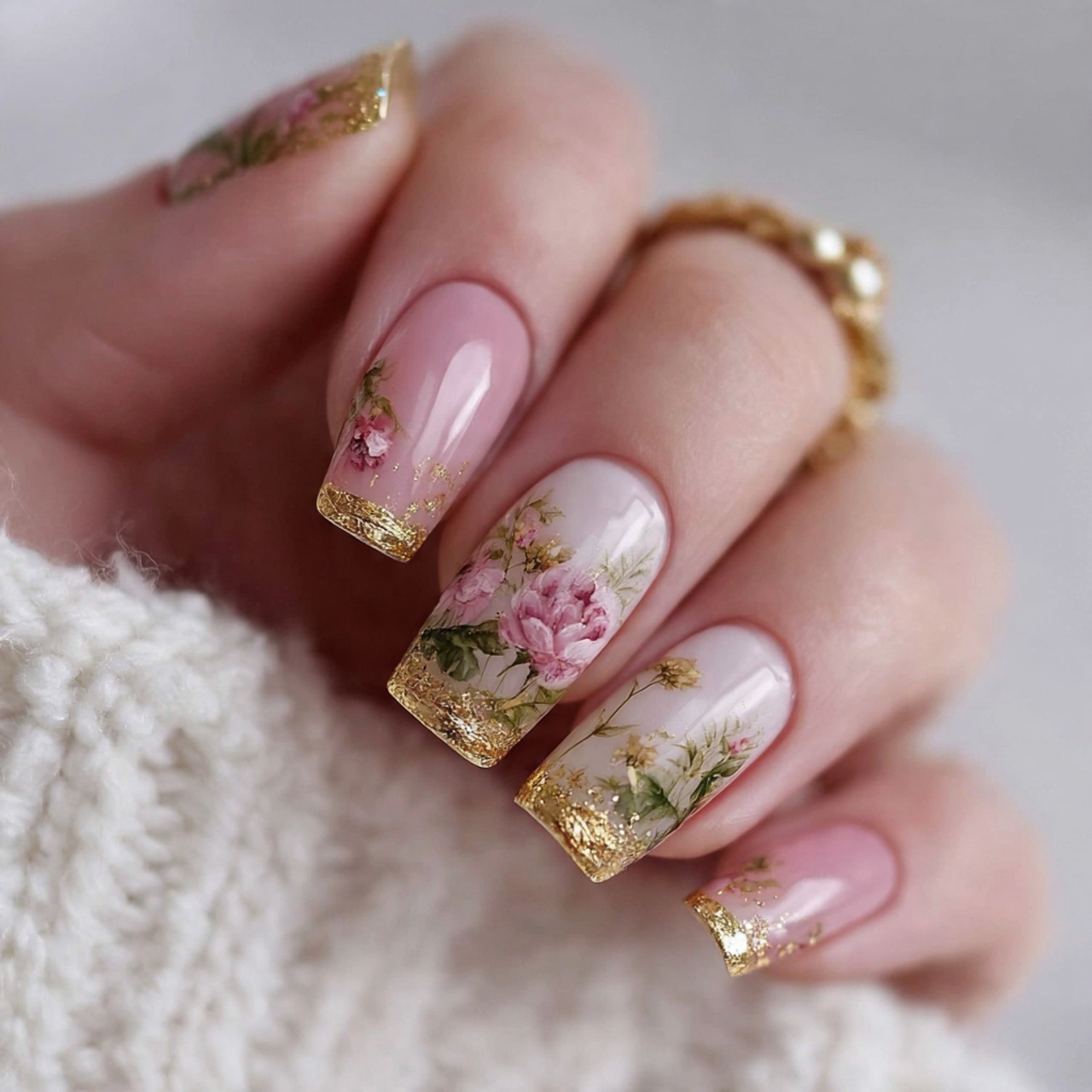 Bridal Nude Nail Art Ideas