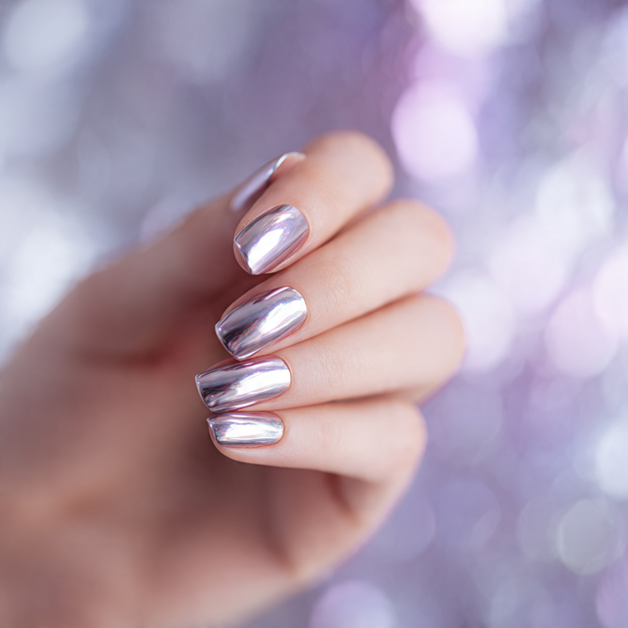 Chrome Nude Nail Art Trends