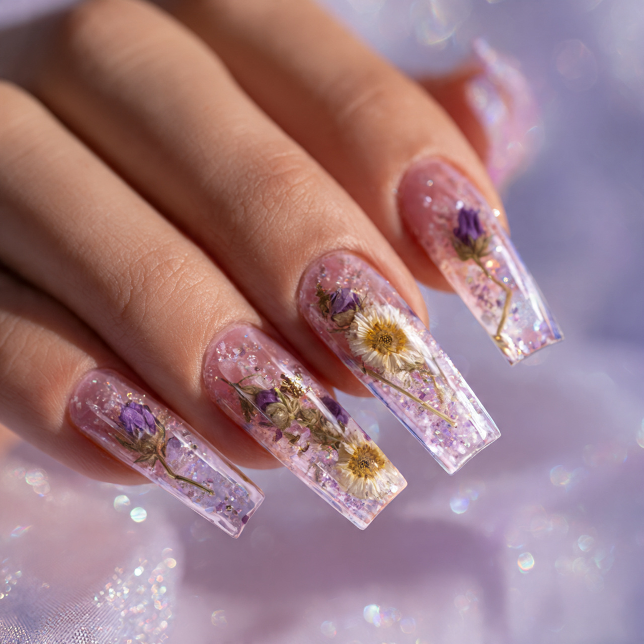 Cute Coffin Nails: 18 Trendy Designs Everyone Loves Right Now 12 Acrylic Cute Coffin Nails