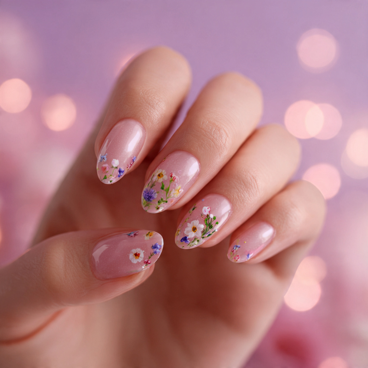 Cute Short Oval Nails