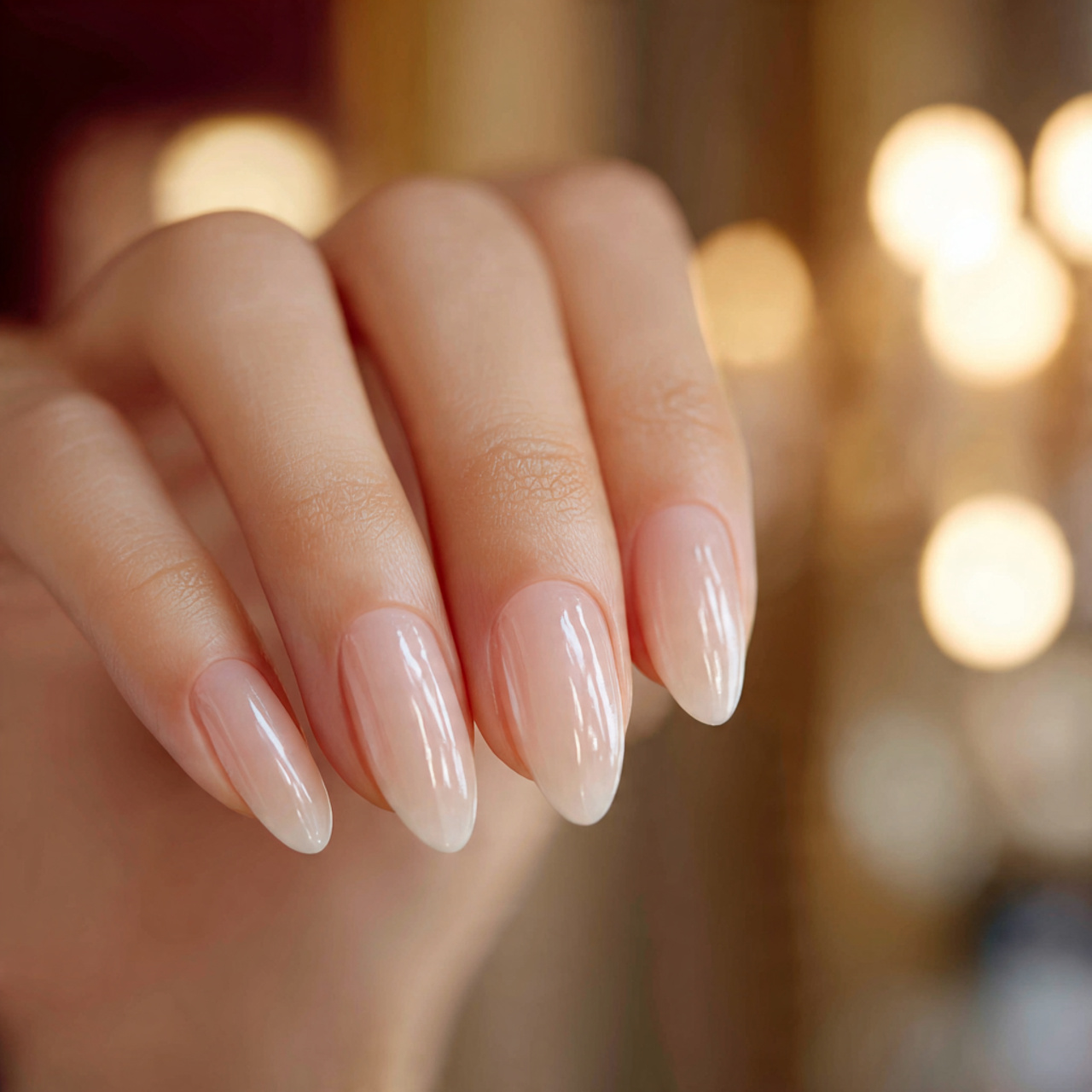 DIY French Nails Oval at Home