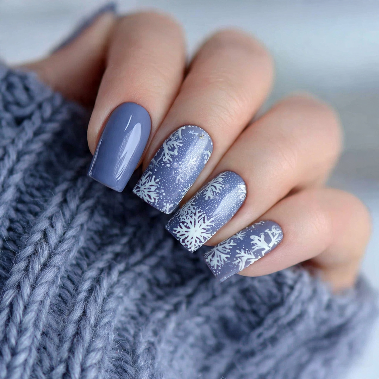 Elegant Winter Nail Designs