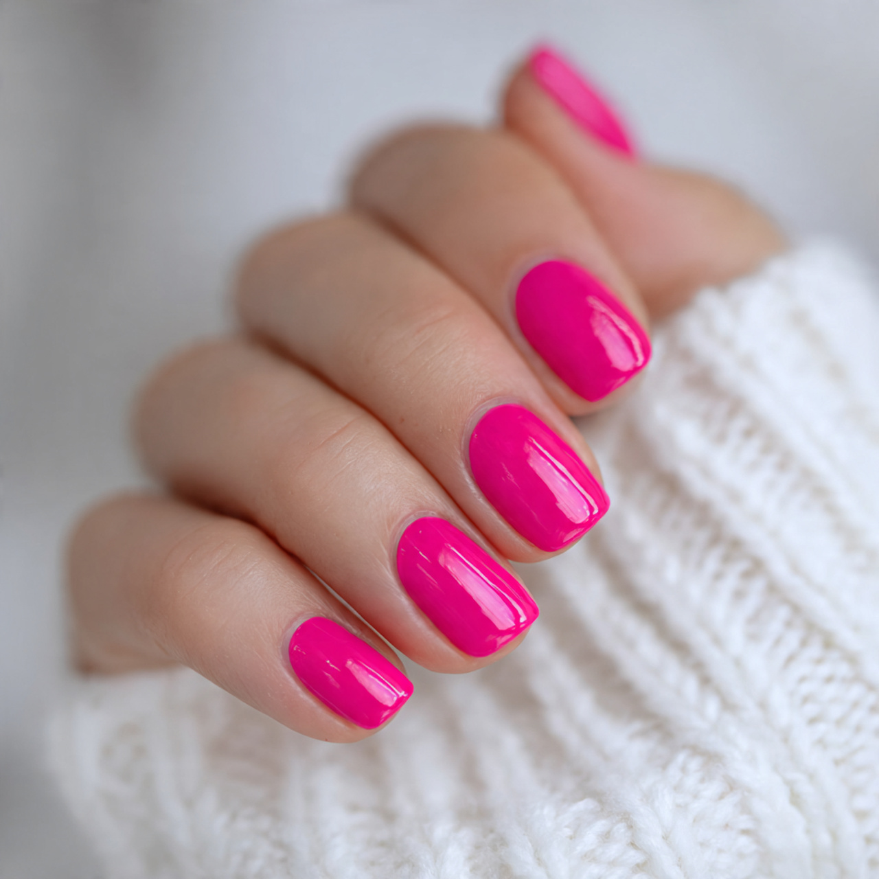 Hot Pink Nails for Everyday Wear