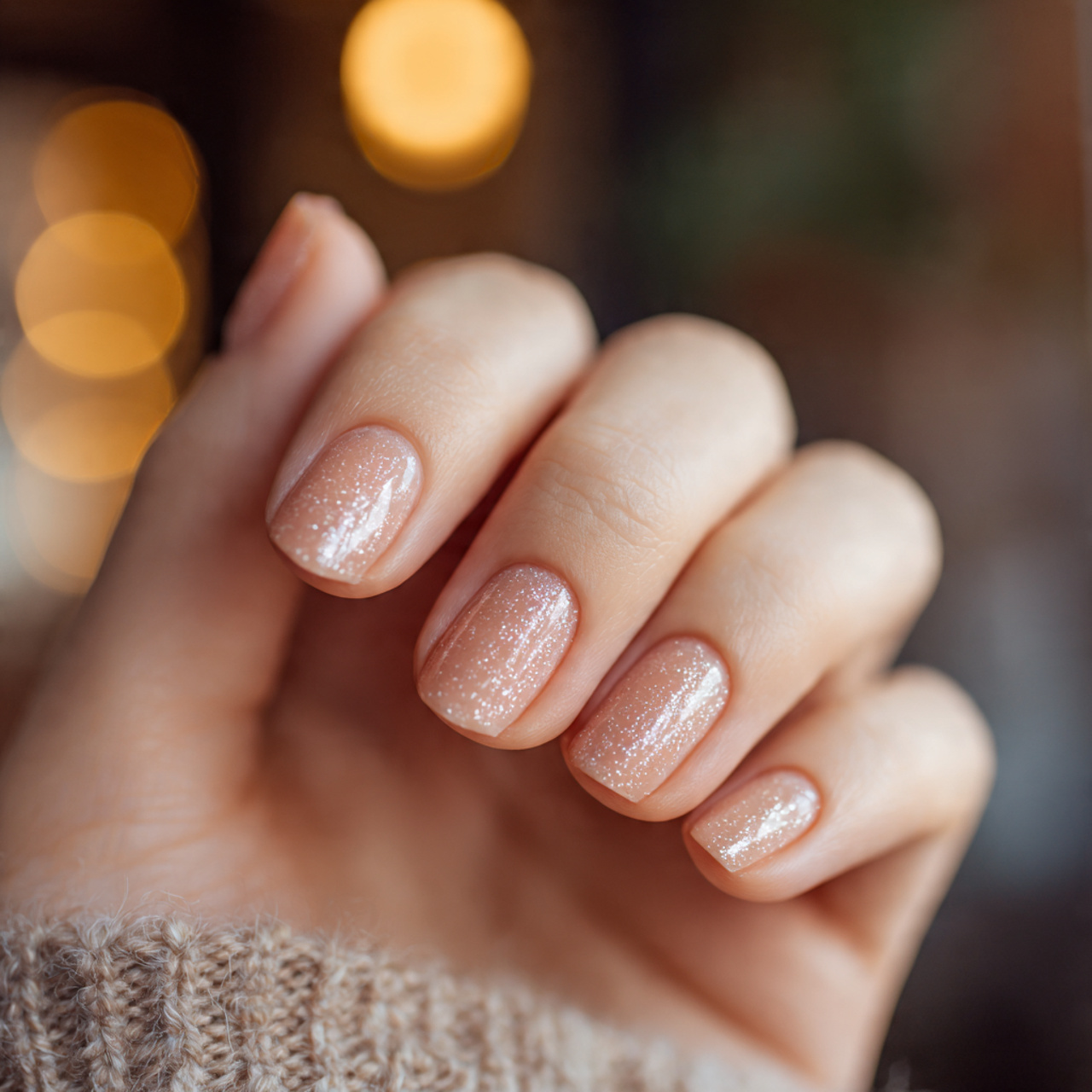 Nude Glitter Nails: 17 Stunning Styles to Sparkle in Style 15 Nude Glitter Nails Maintenance Tips