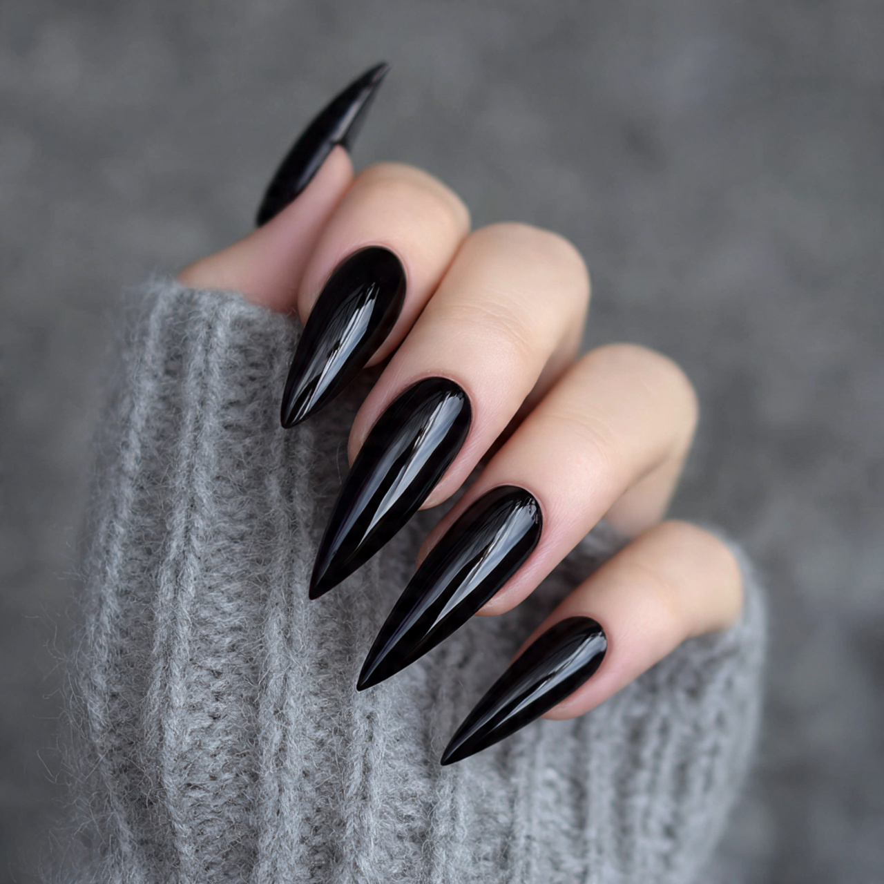 FAQs About Black Stiletto Nails