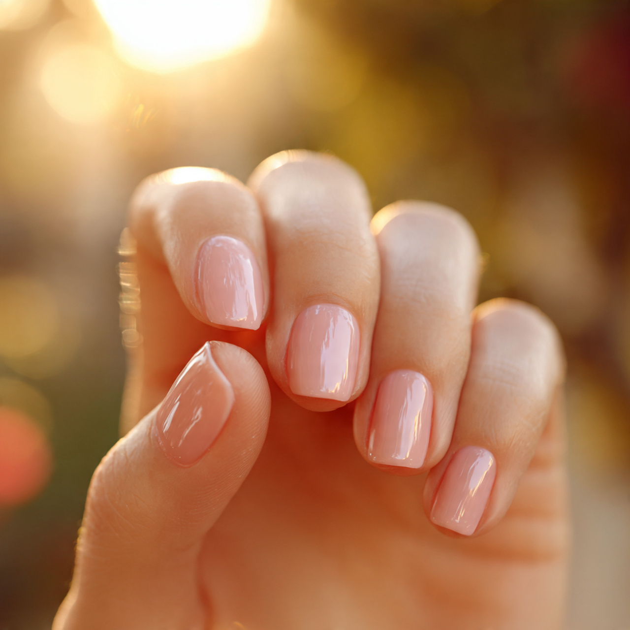 Light Pink Nails for Summer