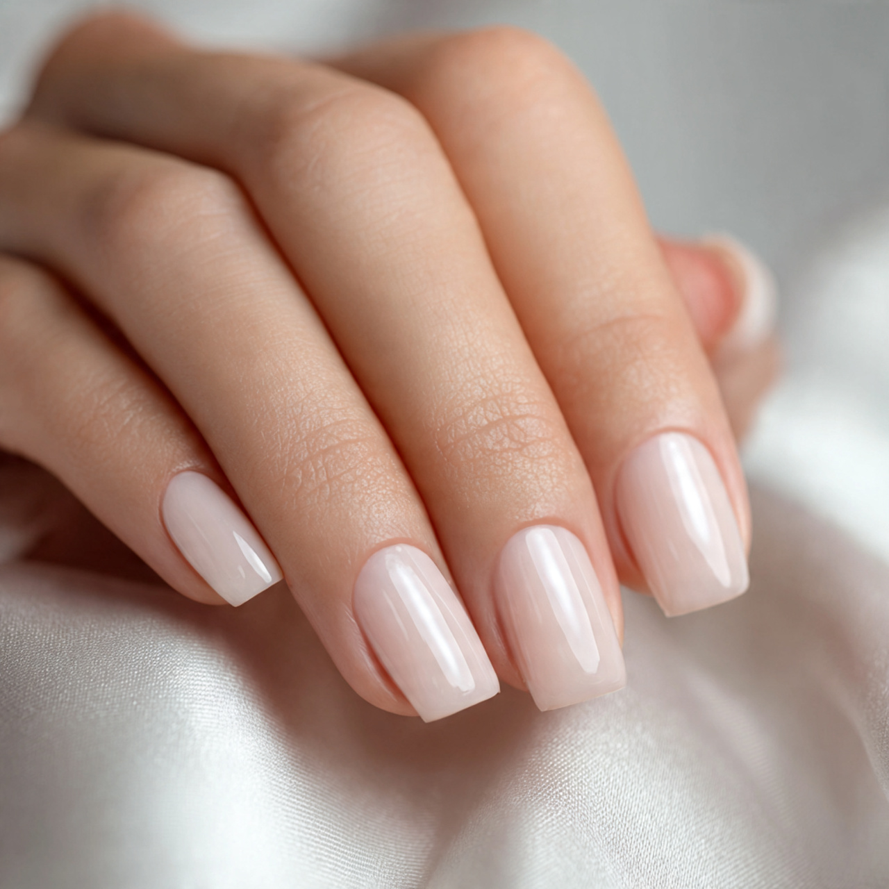 Long Square Gel Nails