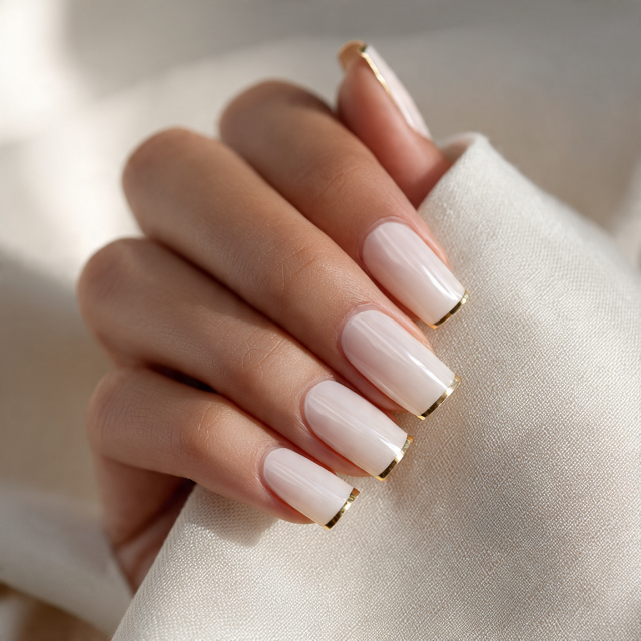 Long Square Minimalist Nails