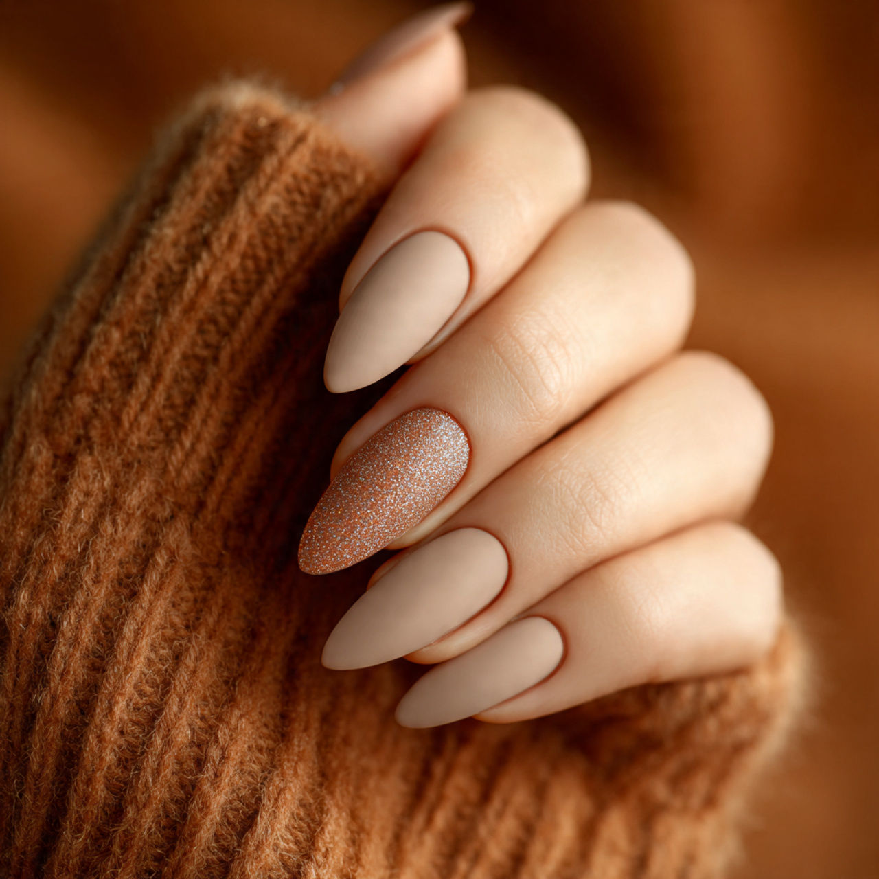Matte Short Stiletto Nails Ideas