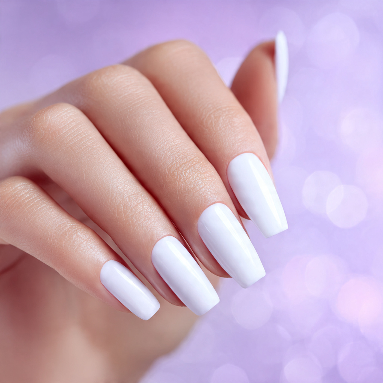 White Coffin Nails: 17 Stunning Designs & Trendy Ideas for 2026 6 Matte White Coffin Nails