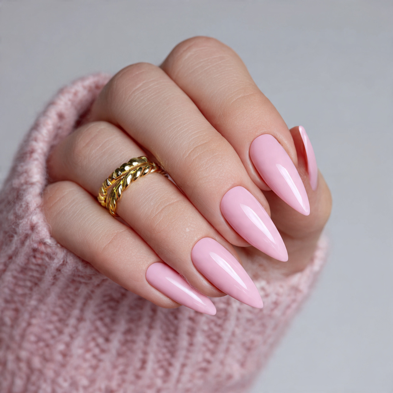 Pink Stiletto Nails: 15 Bold & Chic Designs You’ll Love 15 Minimal Pink Stiletto Nails