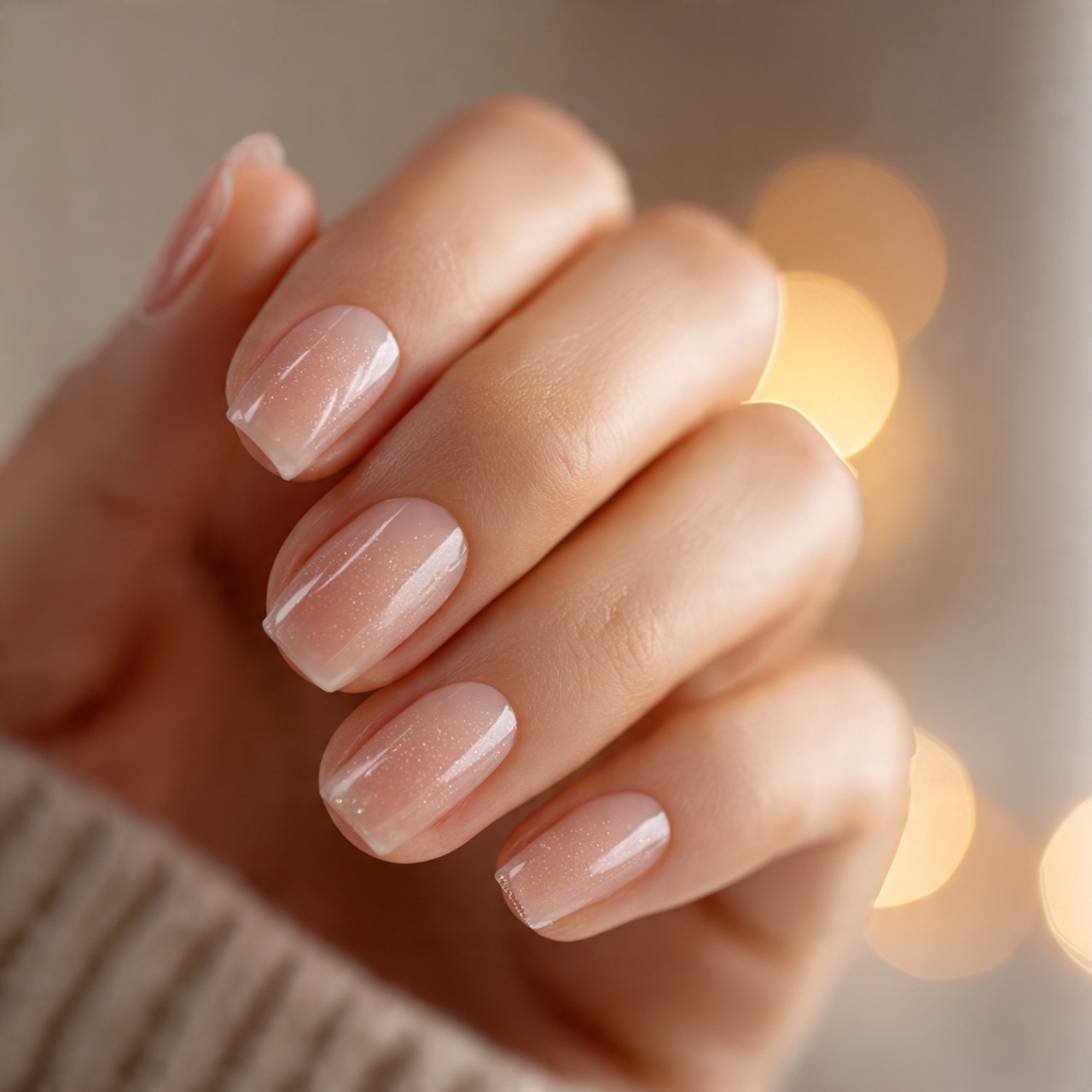 Minimalist Nude Nail Art Designs