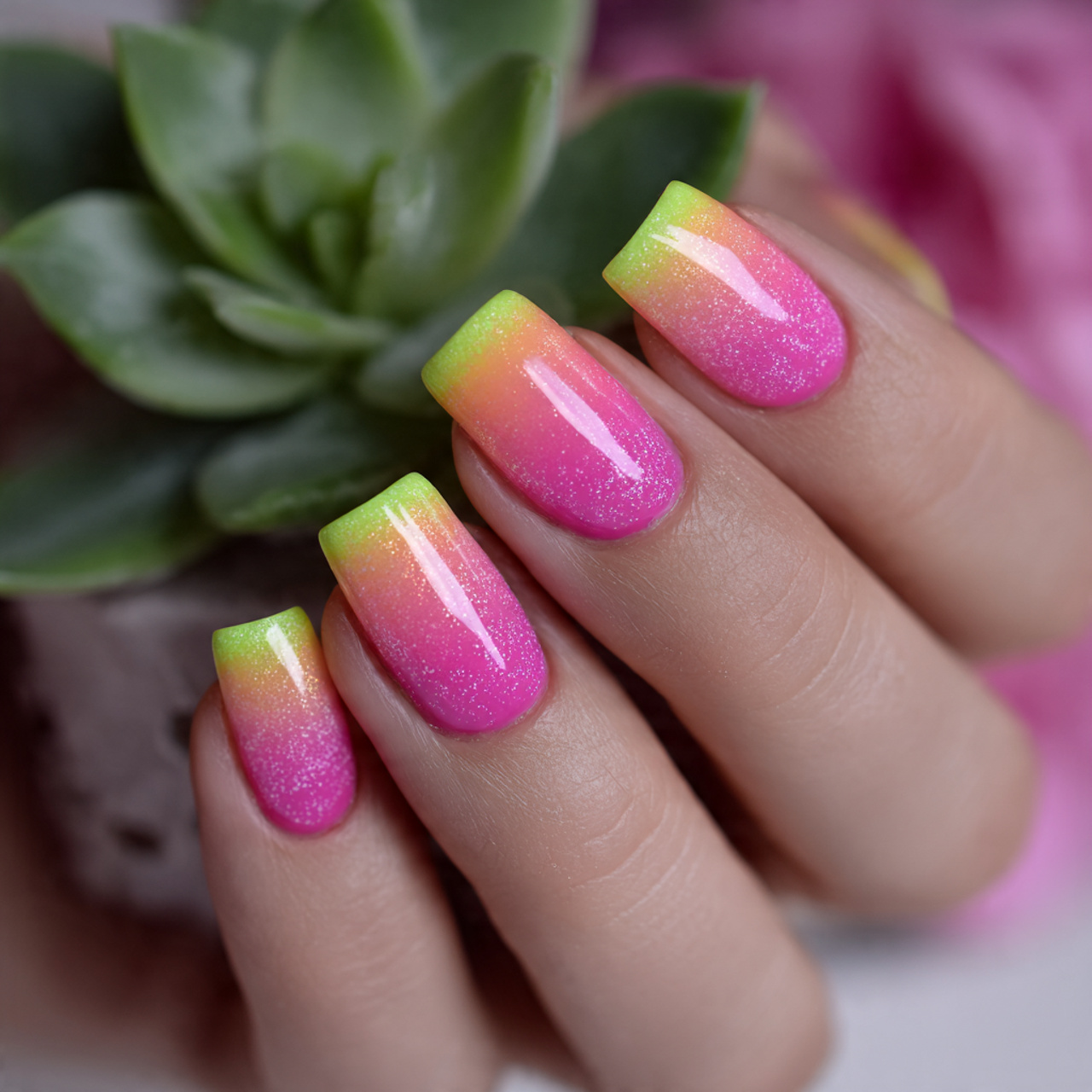Summer Nails Square: 16 Chic Designs You’ll Want This Season 11 Neon Square Summer Nails