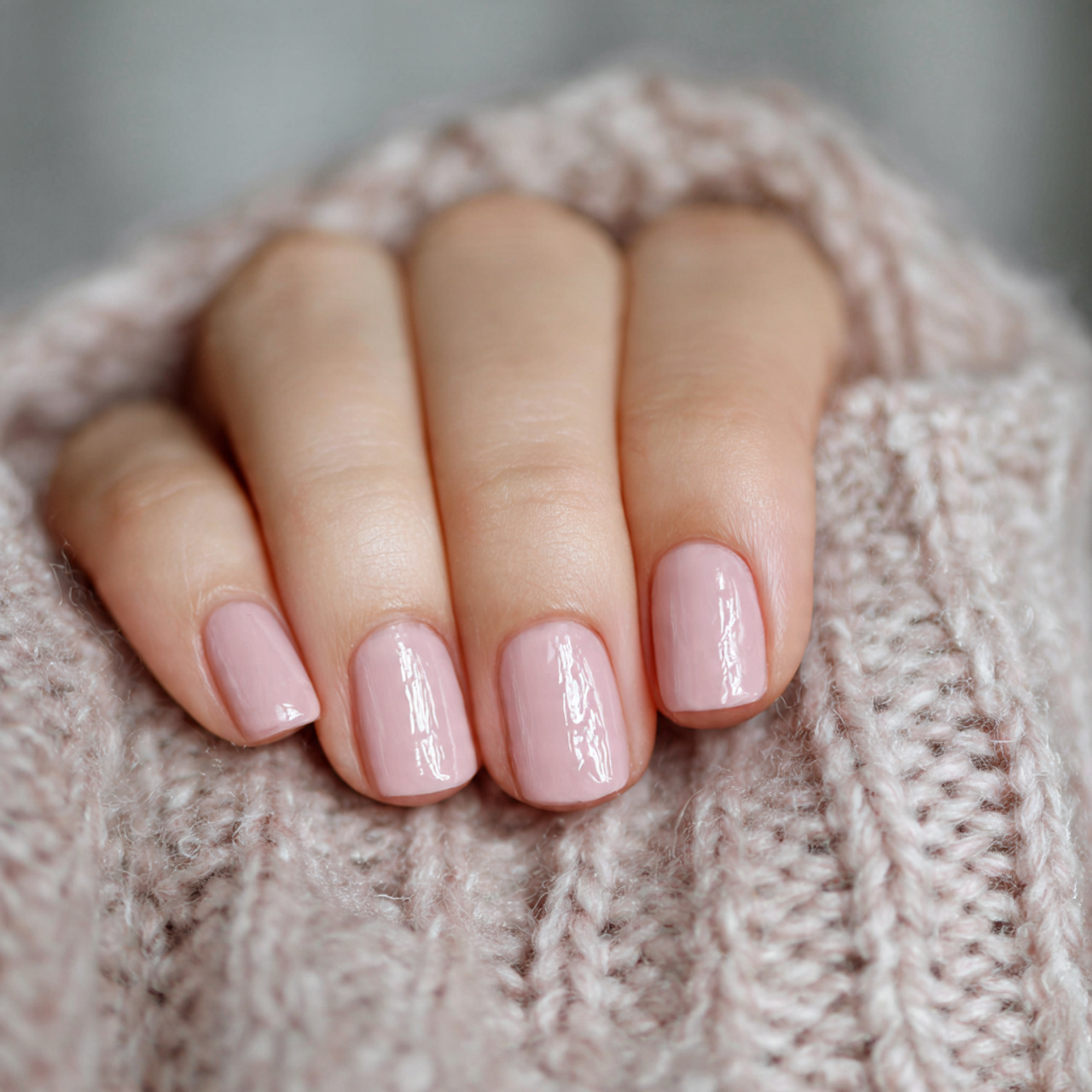 Pink Short Nails for Summer