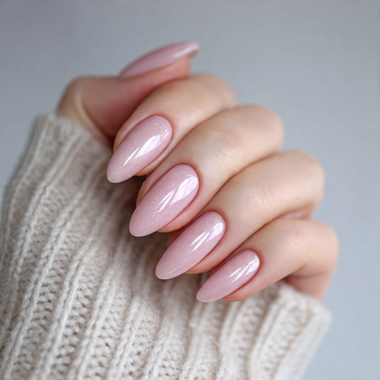 Nude Acrylic Nails for Fair Skin