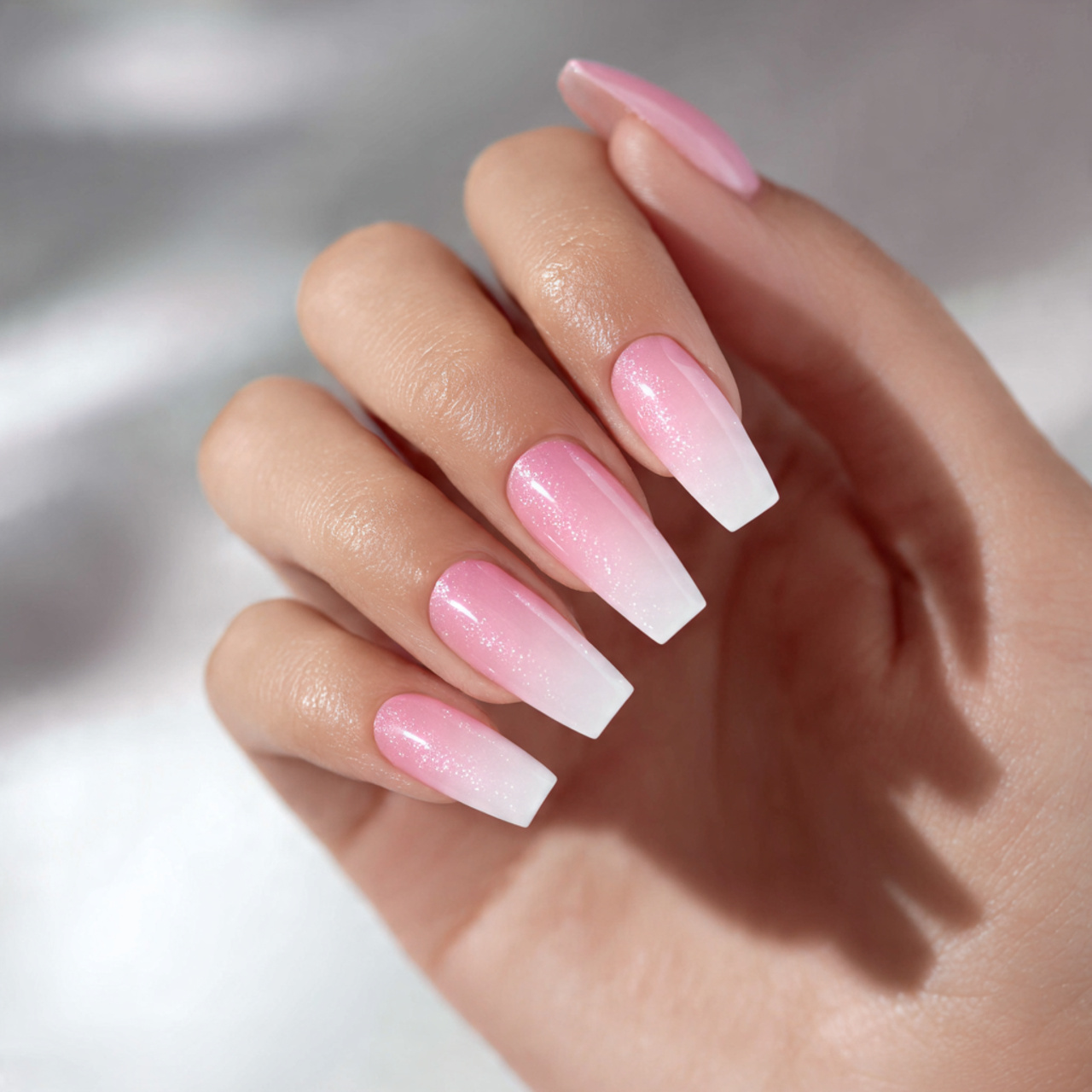 Cute Coffin Nails: 18 Trendy Designs Everyone Loves Right Now 9 Ombre Cute Coffin Nails