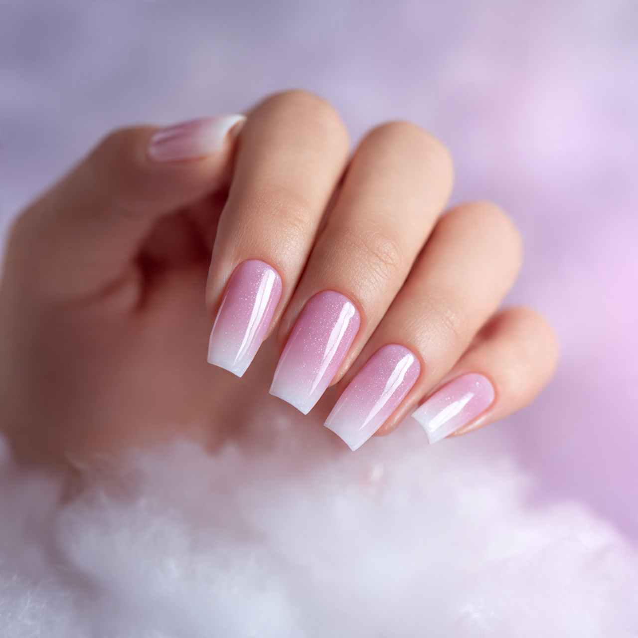 Short Coffin Nails Designs: 18 Trendy Ideas for Chic Manicures 14 Ombre Short Coffin Nails