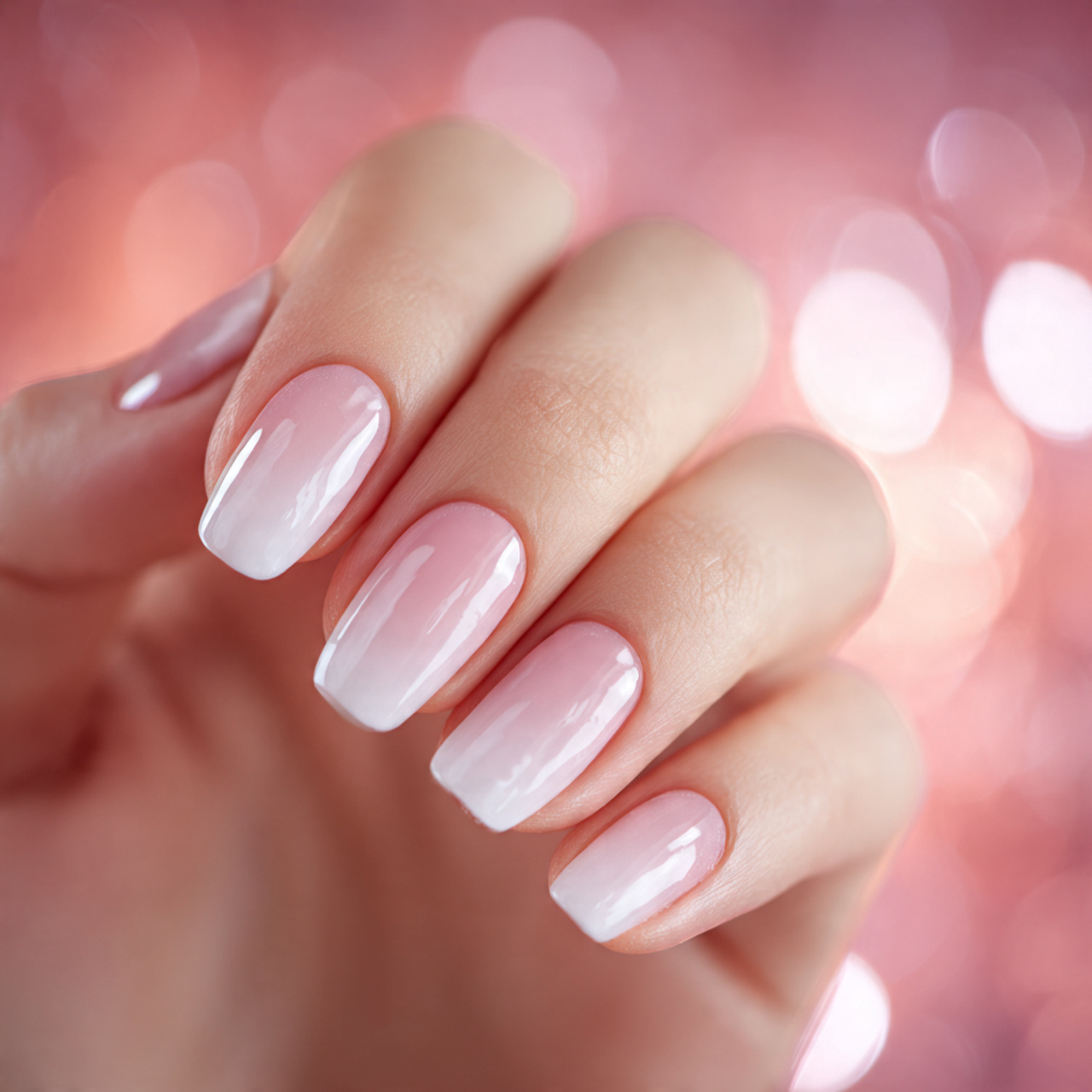 Square Oval Nails: 17 Perfect Shape for Chic, Strong Nails 7 Ombre Square Oval Nails