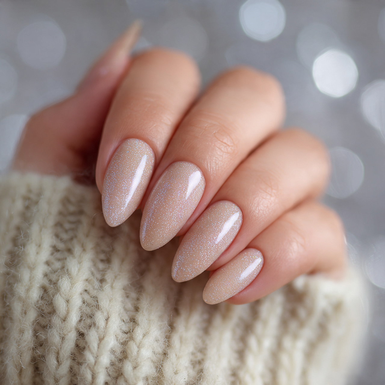Oval Shaped Acrylic Nails