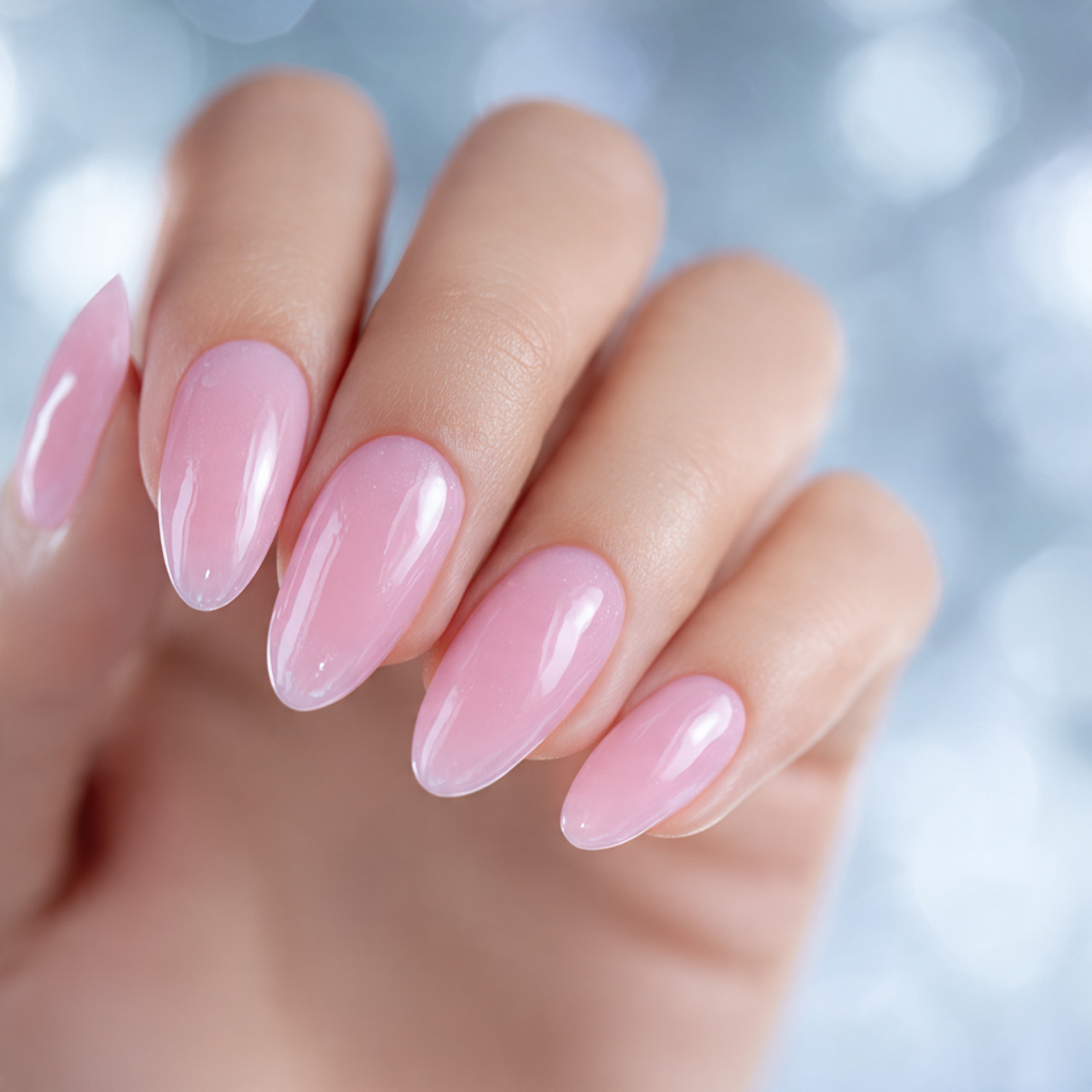 Oval Shaped Gel Nails
