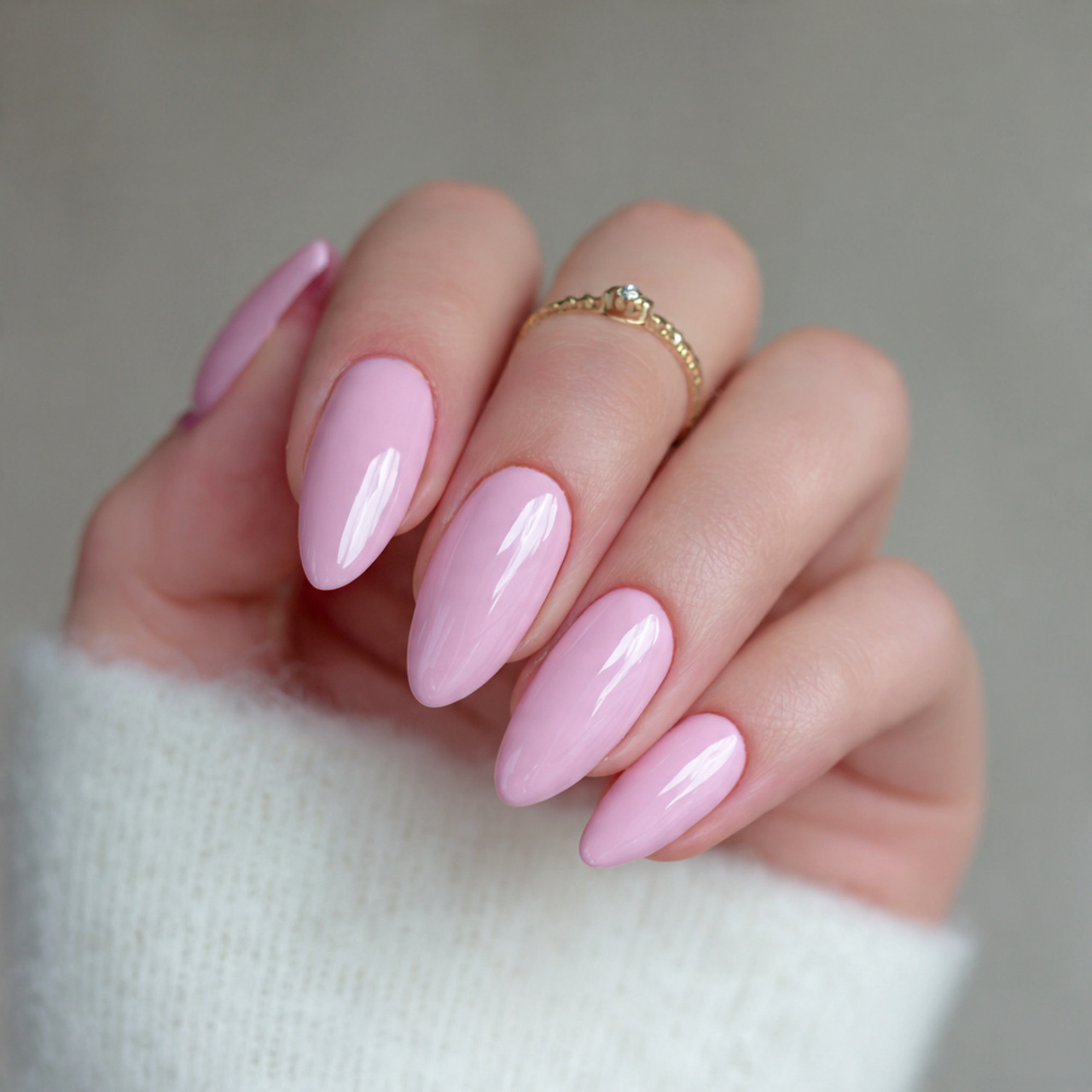 Pastel Pink Nails