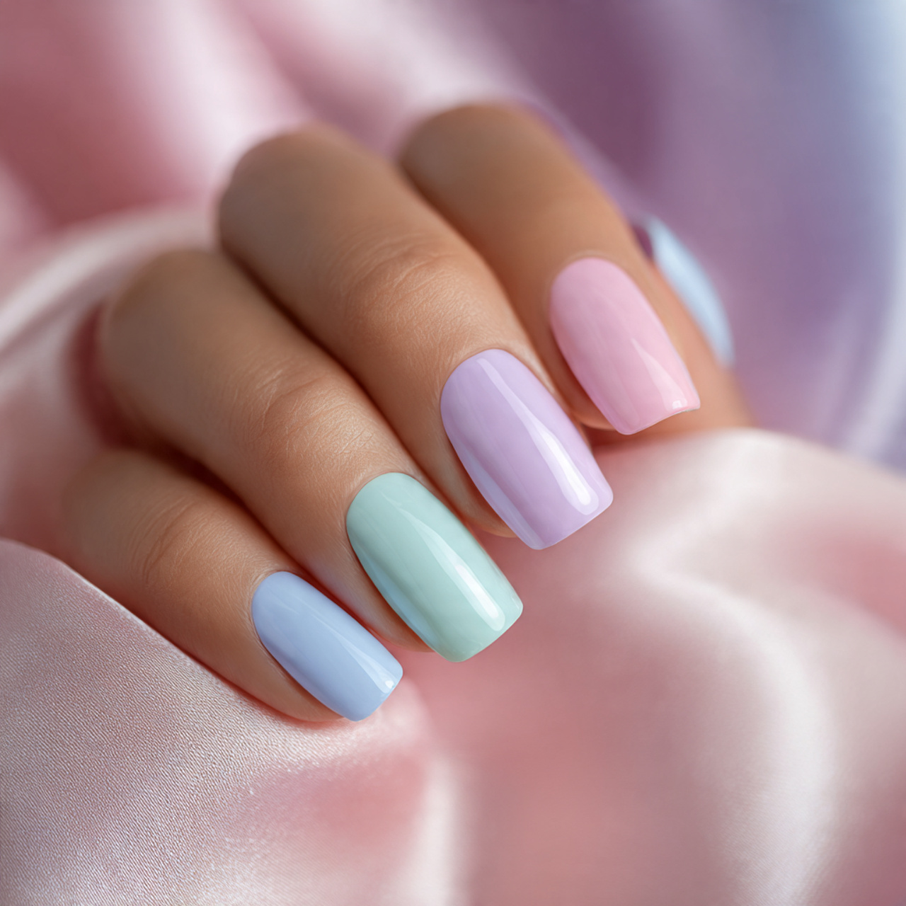 Summer Nails Square: 16 Chic Designs You’ll Want This Season 5 Pastel Square Summer Nails