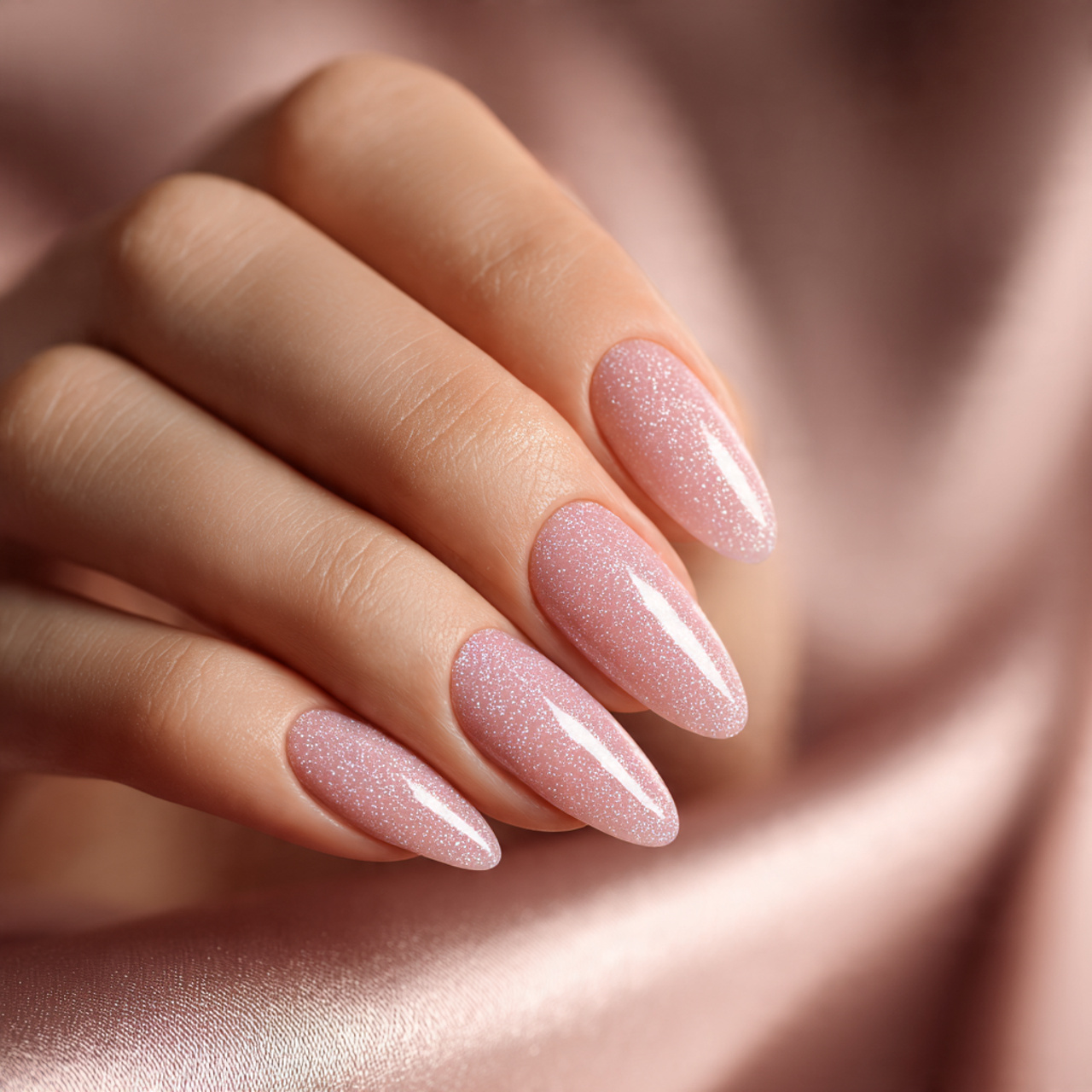 Nude Glitter Nails: 17 Stunning Styles to Sparkle in Style 6 Pink Nude Glitter Nails
