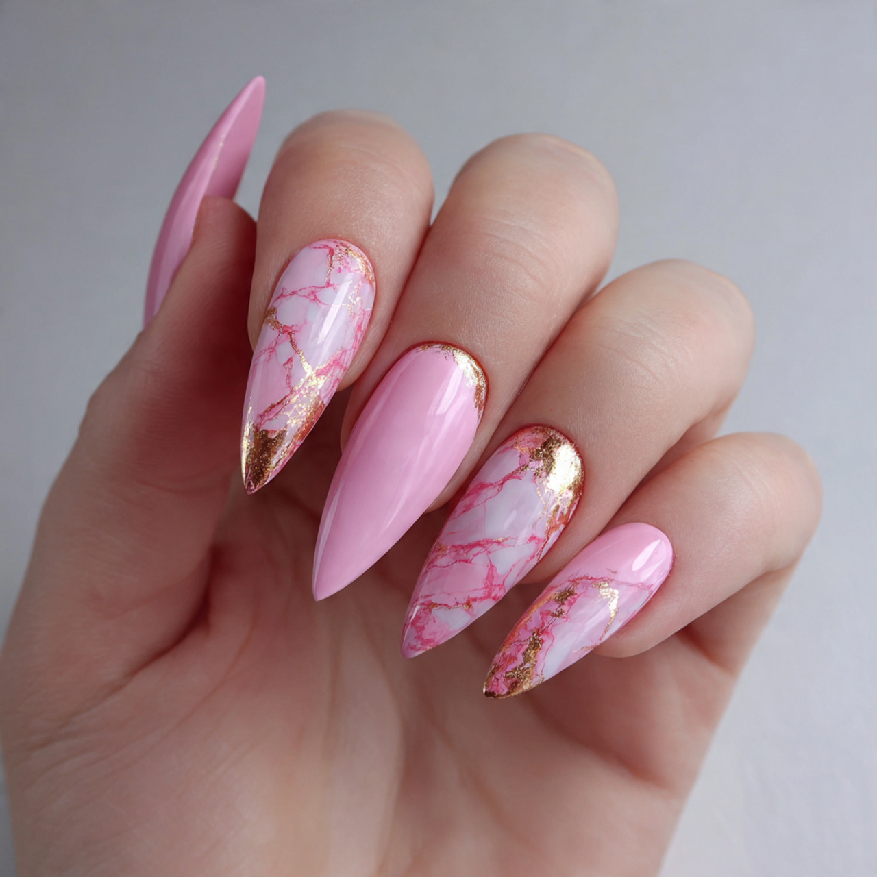 Pink Stiletto Nails: 15 Bold & Chic Designs You’ll Love 1 Pink Stiletto Nails Designs