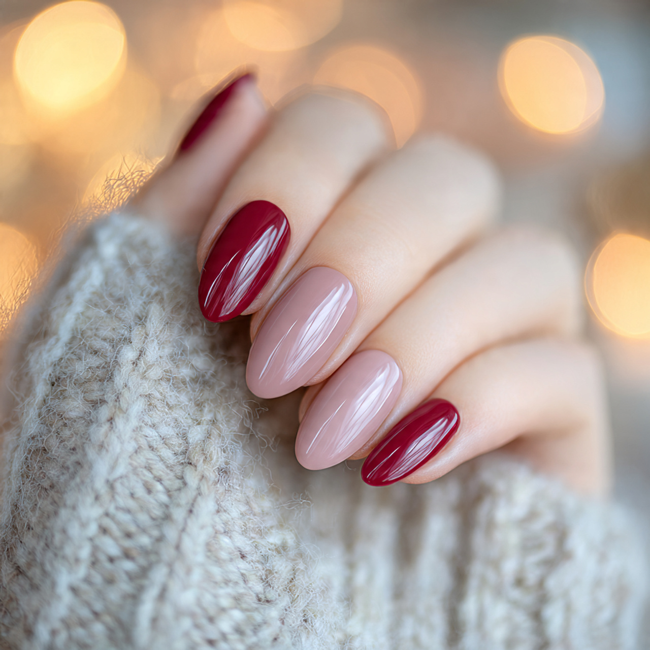 Short Oval Nails Colors