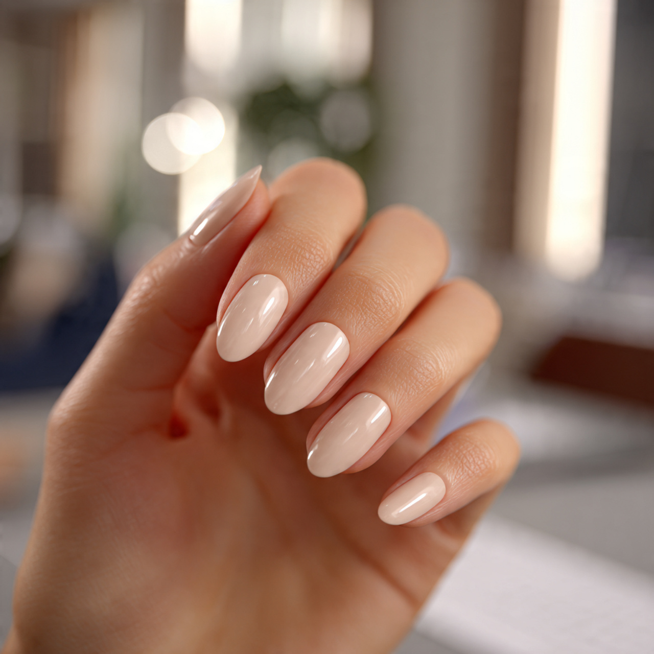 Short Oval Nails for Work