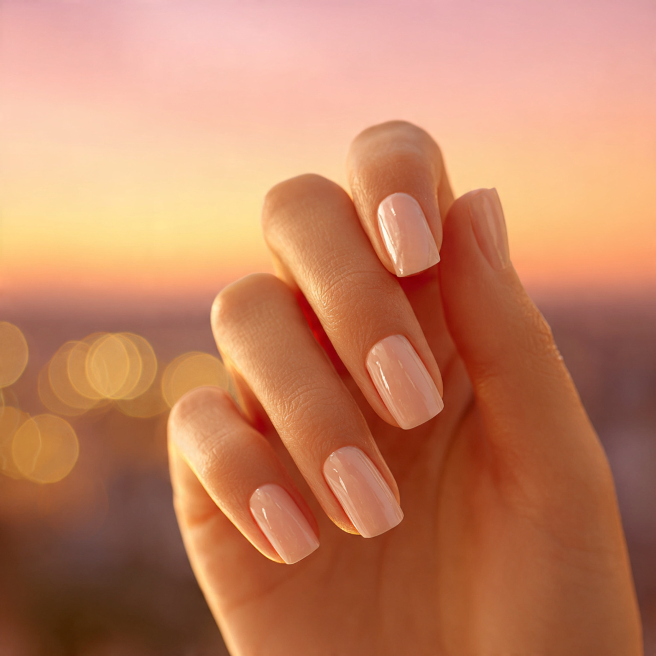Short Square Nails for Different Hand Types