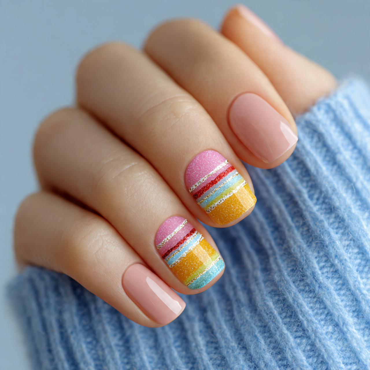 Summer Nails Square: 16 Chic Designs You’ll Want This Season 2 Short Square Summer Nails