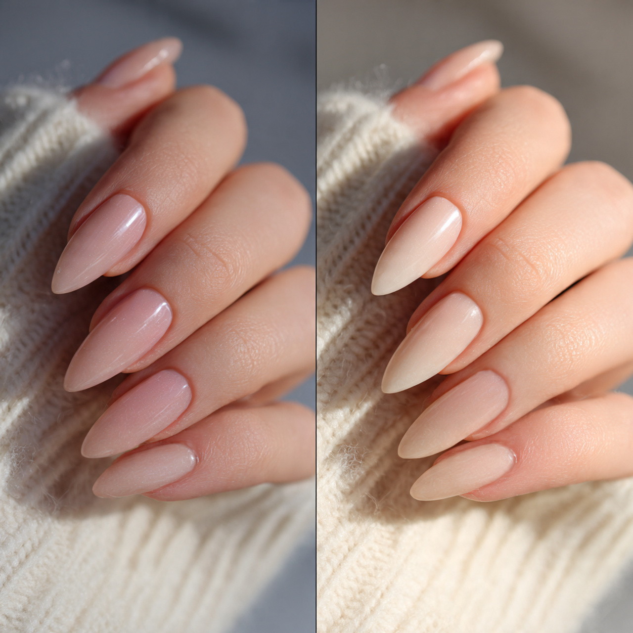 Short Stiletto Gel Nails vs Acrylic
