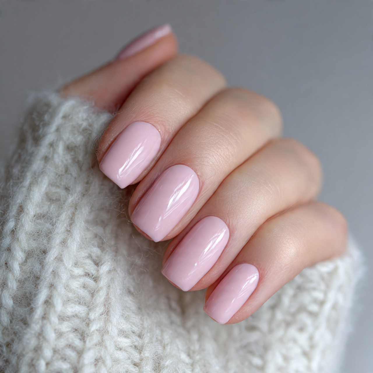 Soft Pink Nails