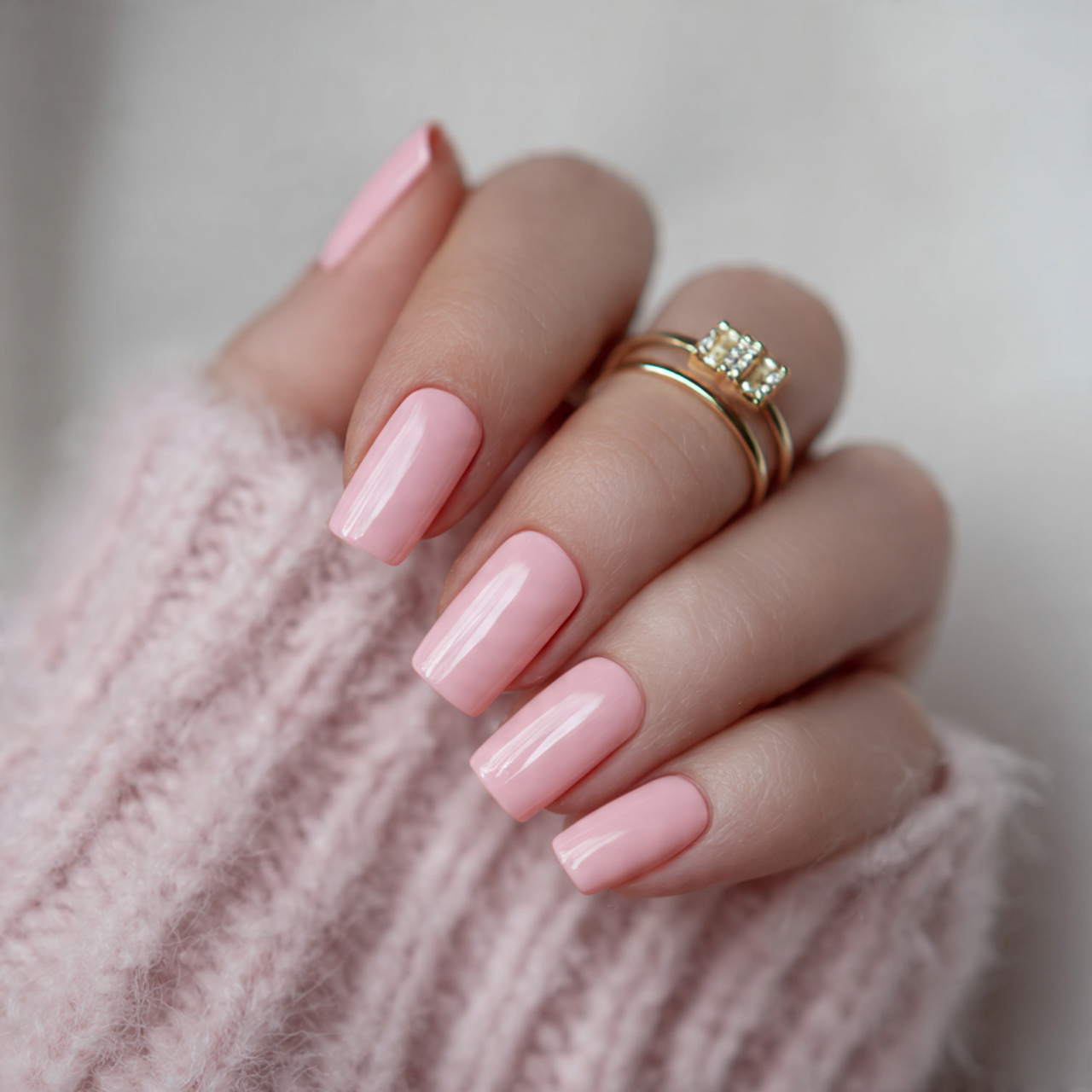Soft Pink Nails for Everyday Wear