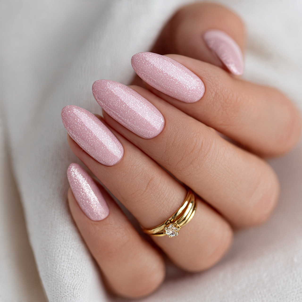 Soft Pink Nails for Weddings