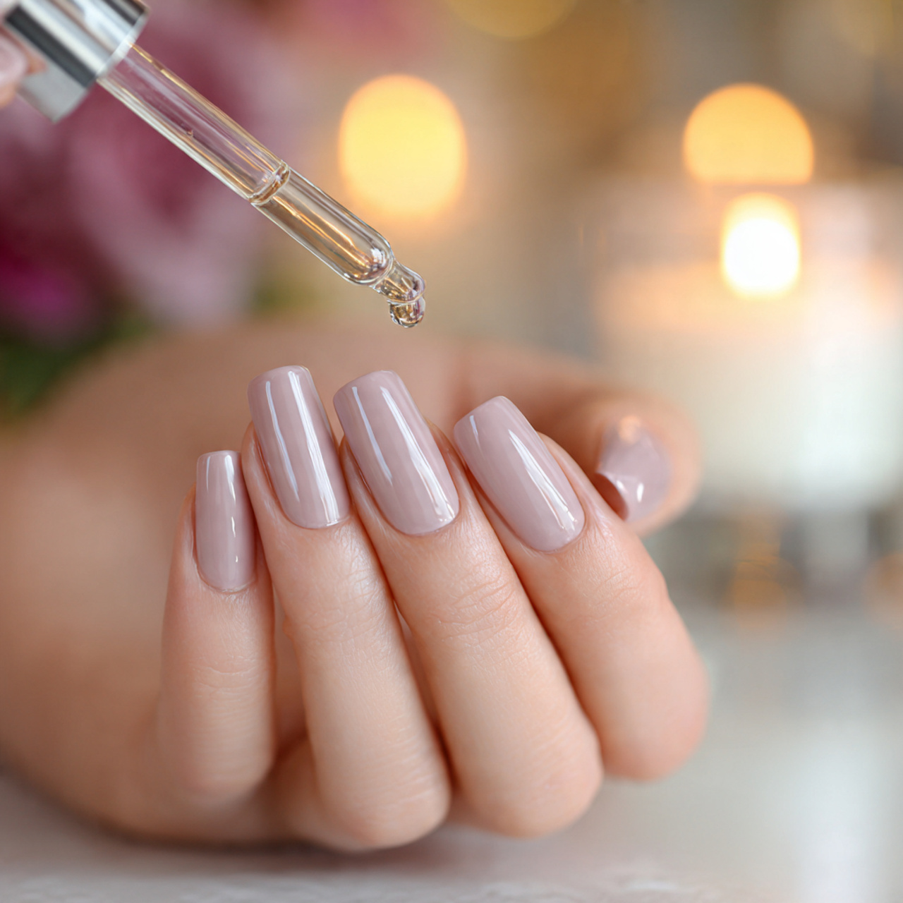 Long Square Nails Maintenance