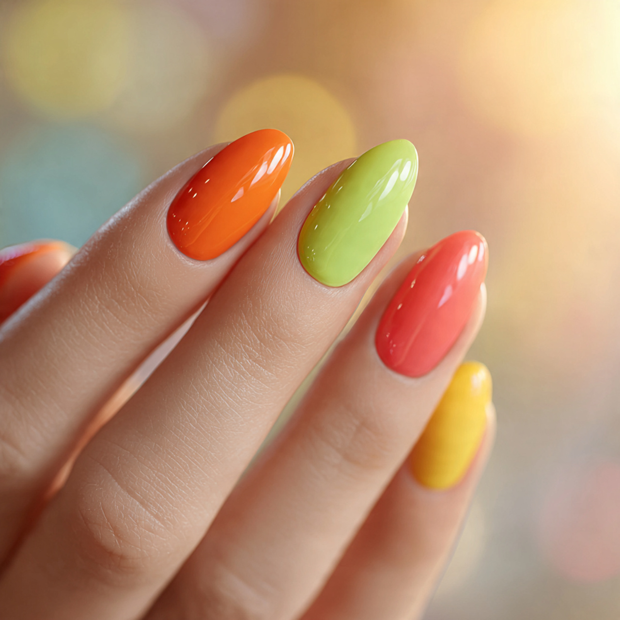 Oval Nails Designs: 17 Chic Styles You’ll Want ASAP 12 Summer Oval Nails Designs