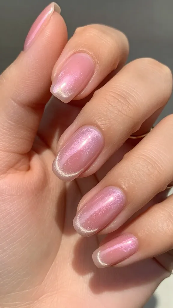 Viral 13 Pink Cat Eye Nails Styles That Turn Simple Nails Into Art 5 Item 5