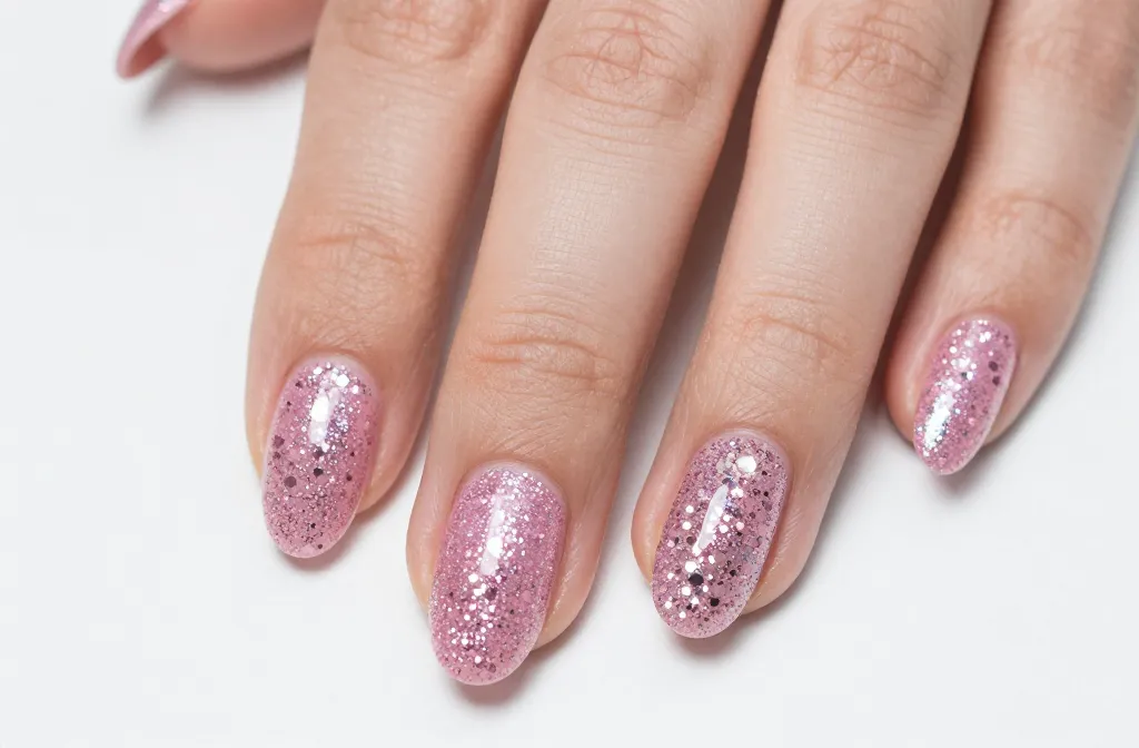 14 Pink Glitter Nails Ideas That Sparkle Like Crazy