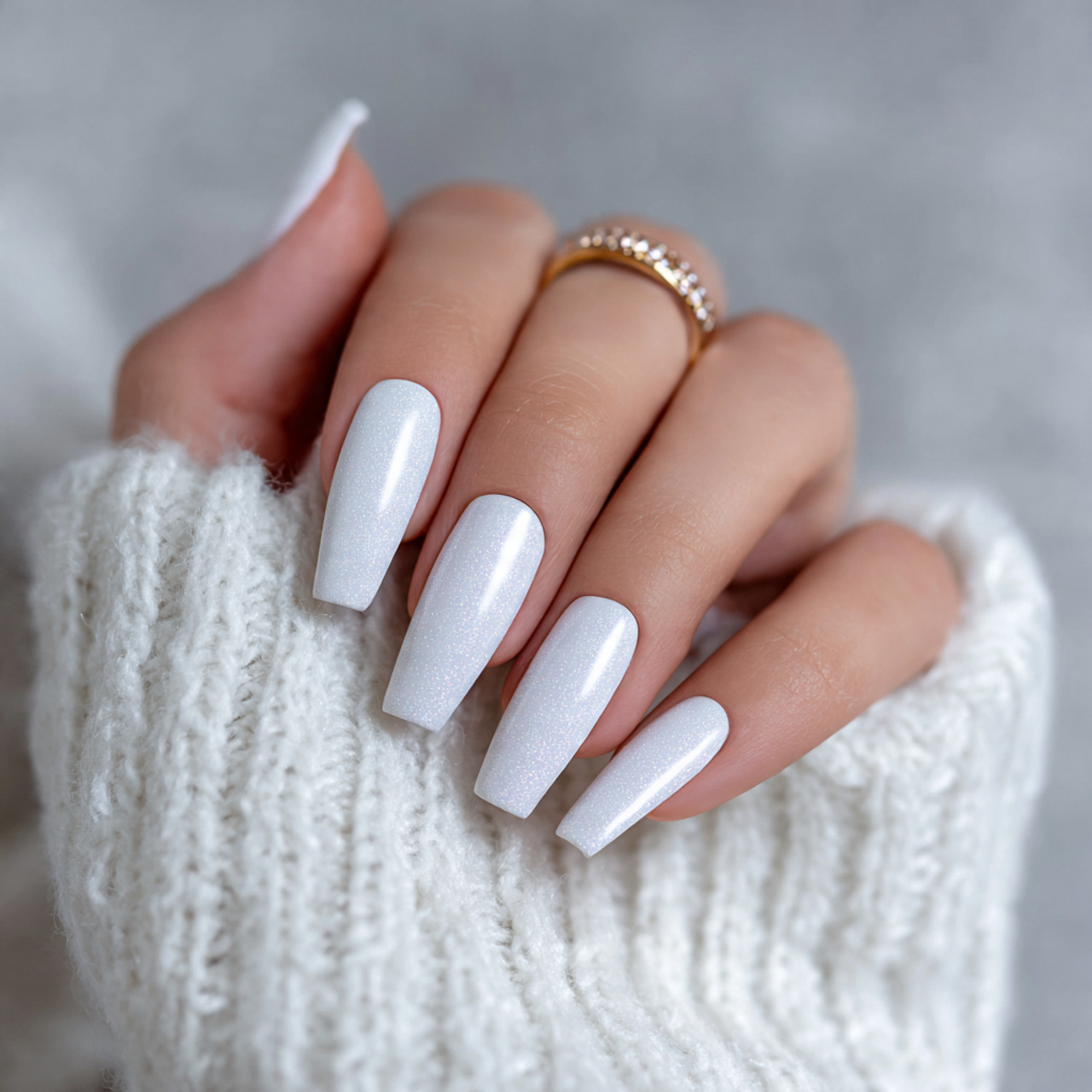 White Coffin Nails: 17 Stunning Designs & Trendy Ideas for 2026 1 White Coffin Nails Design Ideas