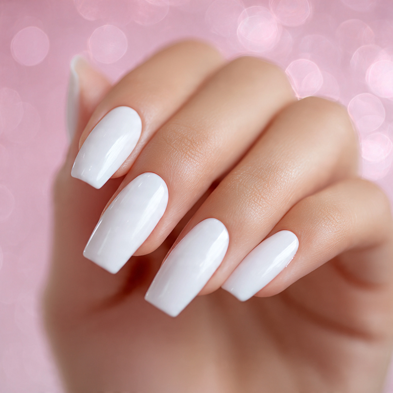 White Coffin Nails: 17 Stunning Designs & Trendy Ideas for 2026 13 Winter White Nail Designs