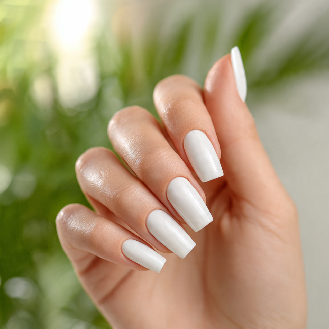 White Coffin Nails: 17 Stunning Designs & Trendy Ideas for 2026 14 White Coffin Nails Maintenance